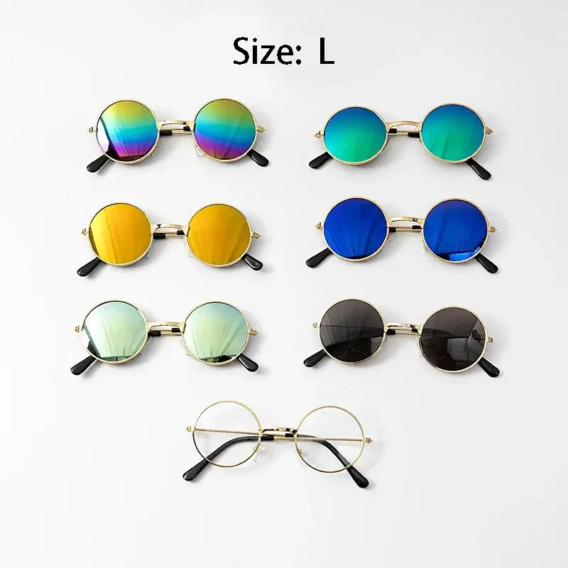 Vintage Round Pet Sunglasses