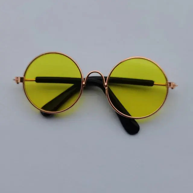 Vintage Round Pet Sunglasses