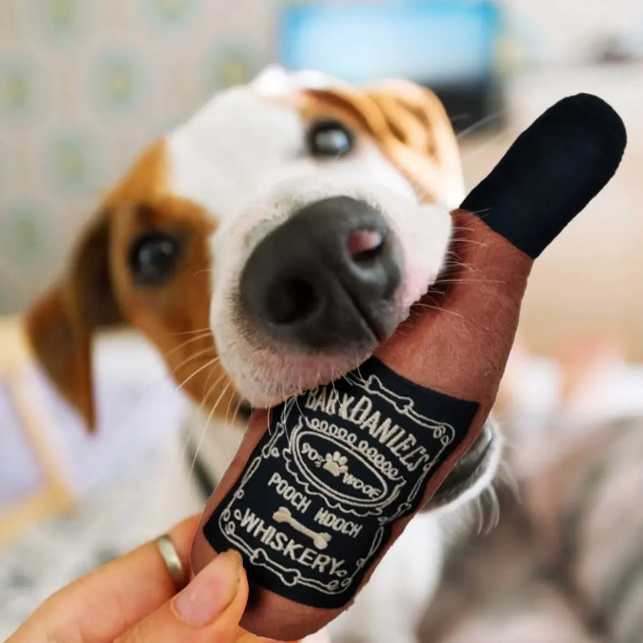 Whiskey Barrel Dog Toy