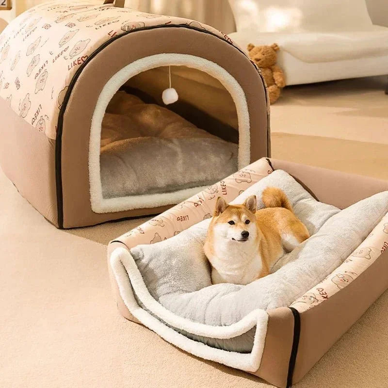 Large Pet Cave Bed