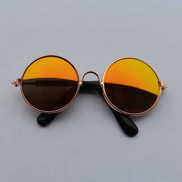 Vintage Round Pet Sunglasses