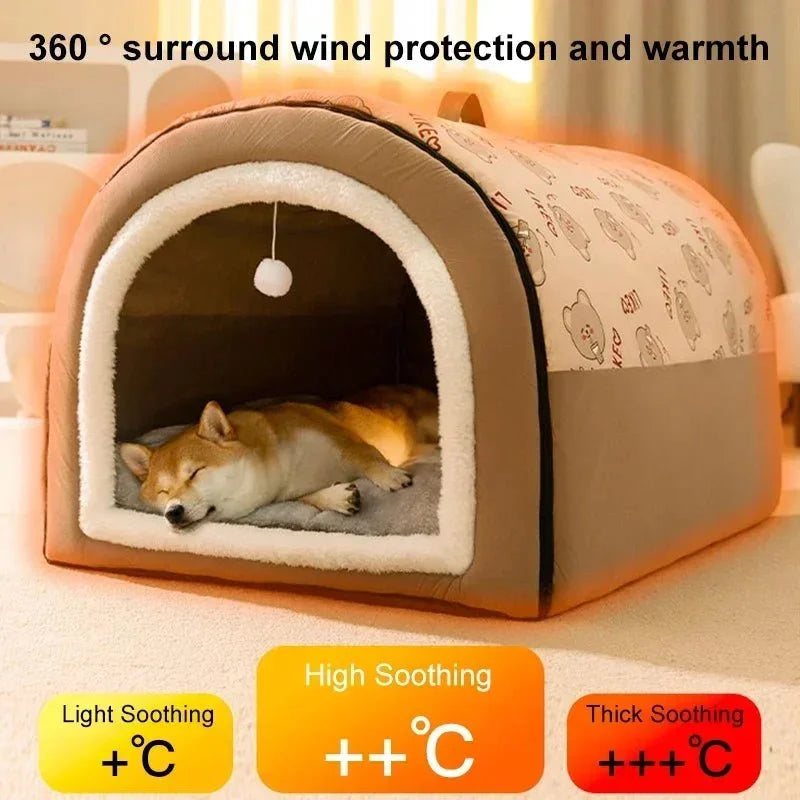 Large Pet Cave Bed