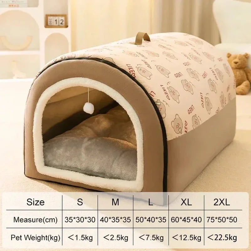 Large Pet Cave Bed